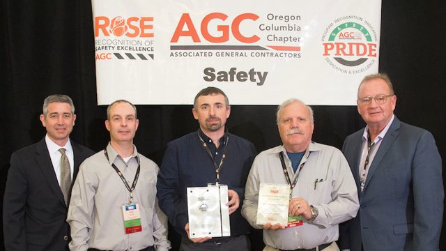 MVCC Wins First Place in the AGC ROSE (Recognition of Safety Excellence) Program
